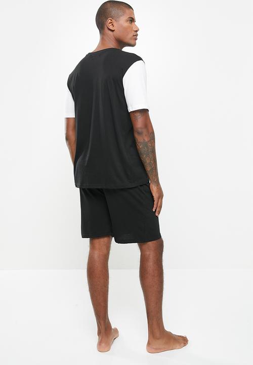 Brave Soul - Ether loungewear - black & white