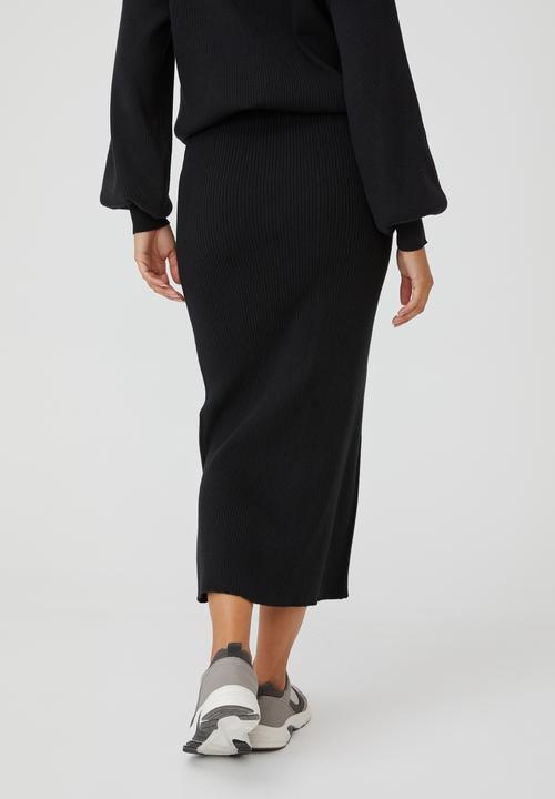 Cotton On - Maternity friendly ultimate midi skirt - black
