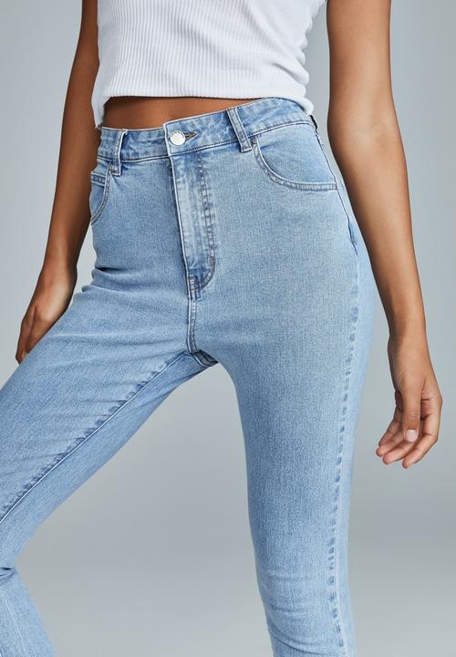 Cotton On - High rise cropped skinny jean - flynn blue