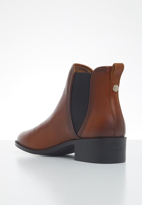 Steve Madden - Dares leather chelsea boot - cognac