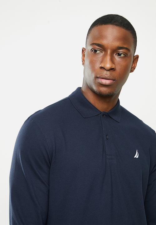 Nautica - Cotton pique polo - navy