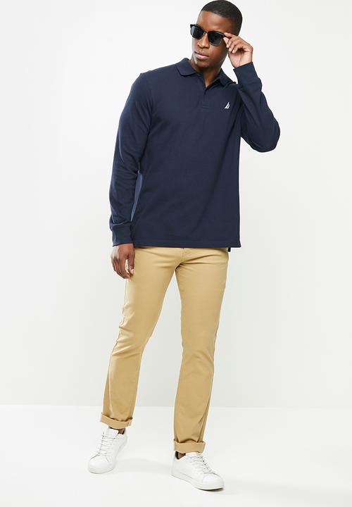 Nautica - Cotton pique polo - navy