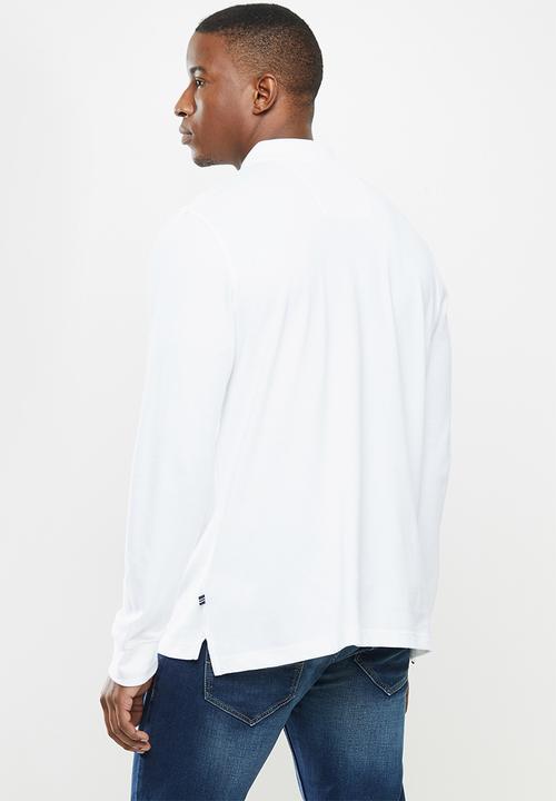 Nautica - Cotton pique polo - white