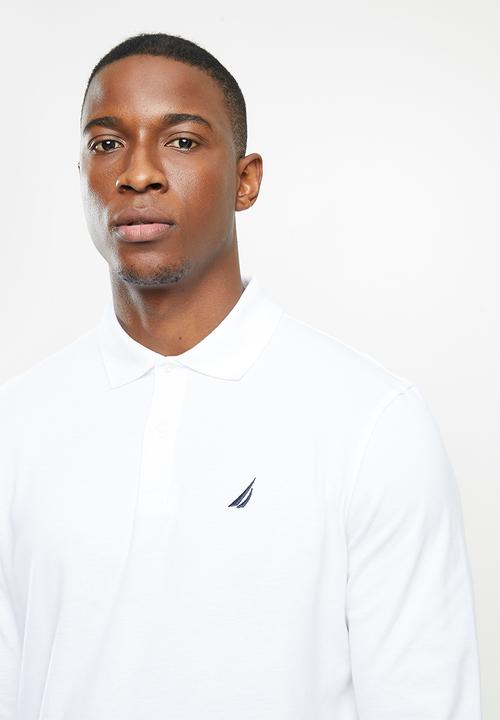 Nautica - Cotton pique polo - white