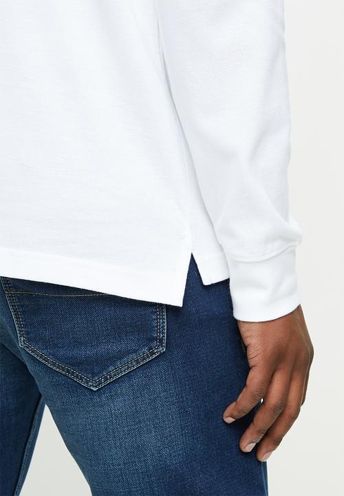 Nautica - Cotton pique polo - white
