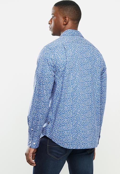 Nautica - Poplin print - blue 