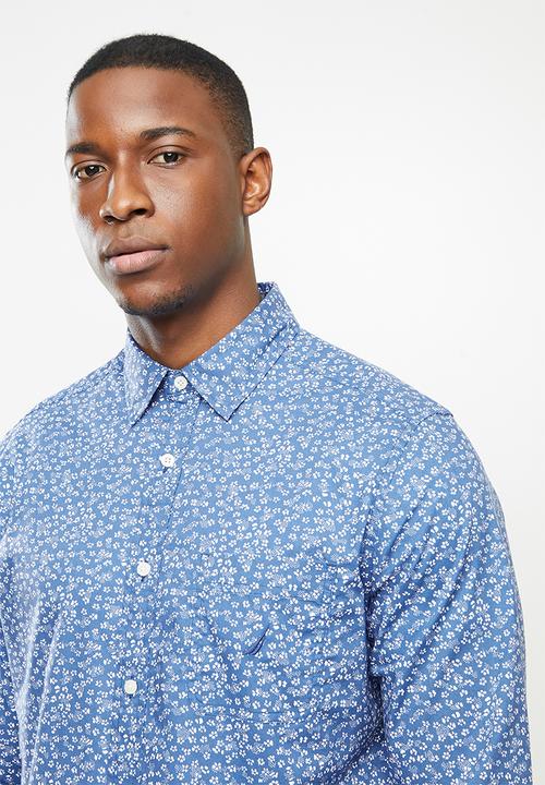 Nautica - Poplin print - blue 
