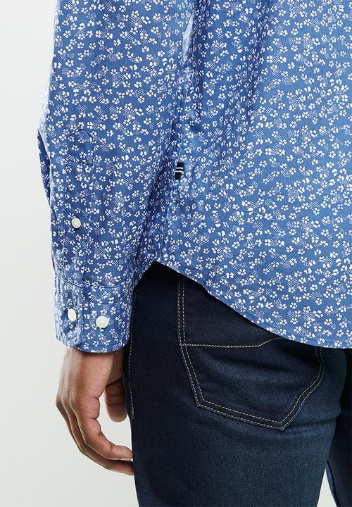 Nautica - Poplin print - blue 