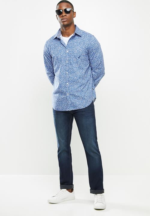 Nautica - Poplin print - blue 