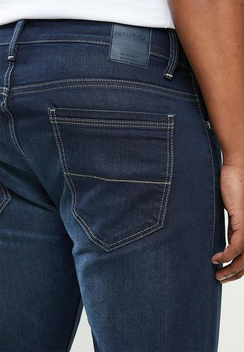 Nautica - Blue black 3d stretch denim - blue black