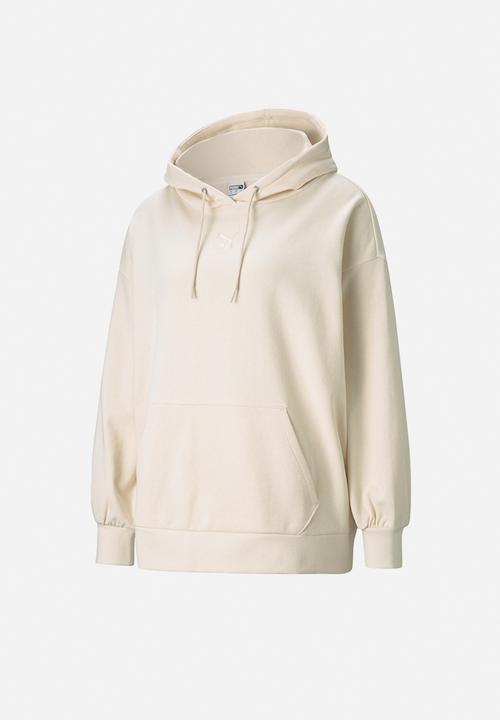 PUMA - Classic oversized hoodie - off white