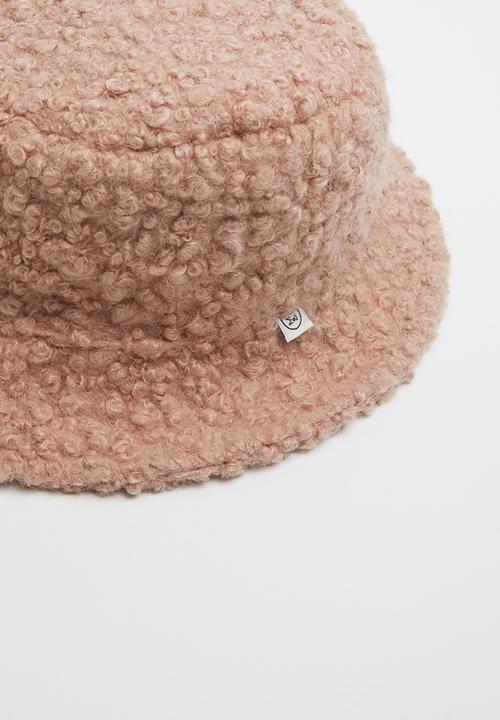 Me&B - Sherpa fleece bucket hat - pink