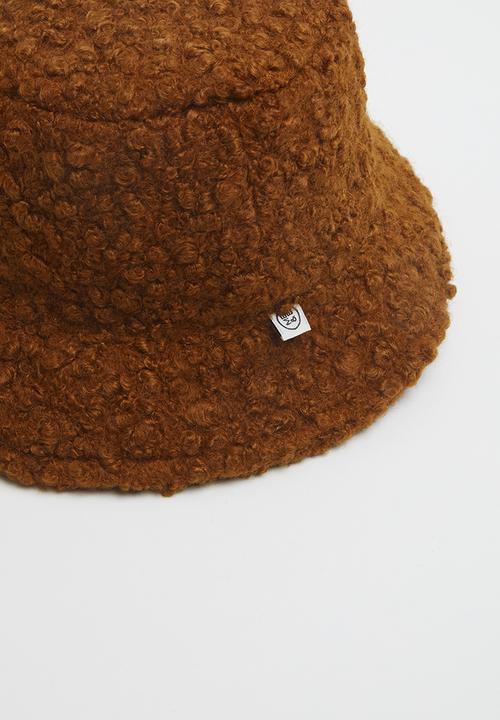 Me&B - Sherpa fleece bucket hat - rust