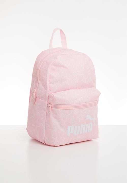 PUMA - Puma phase small backpack - pink & white 