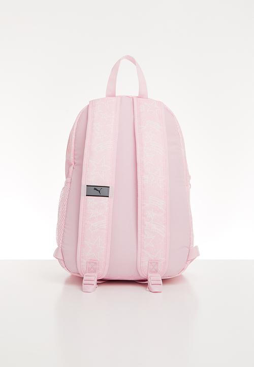 PUMA - Puma phase small backpack - pink & white 
