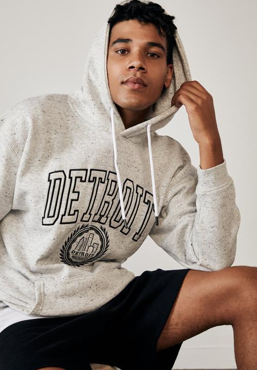 Factorie - Elite oversized hoodie - grey marle fleck