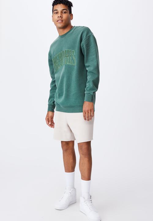 Factorie - Elite oversized crew - washed forest pine