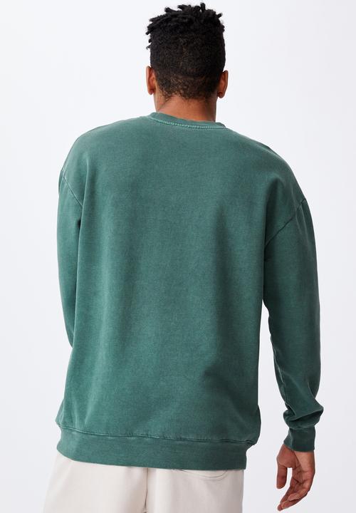 Factorie - Elite oversized crew - washed forest pine