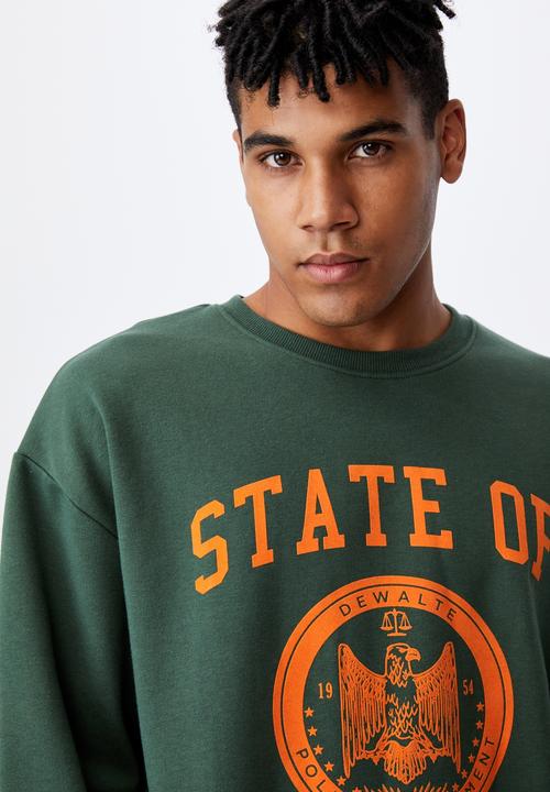 Factorie - Elite oversized crew - forest pine