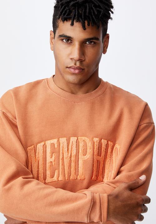Factorie - Elite oversized crew - faded orange
