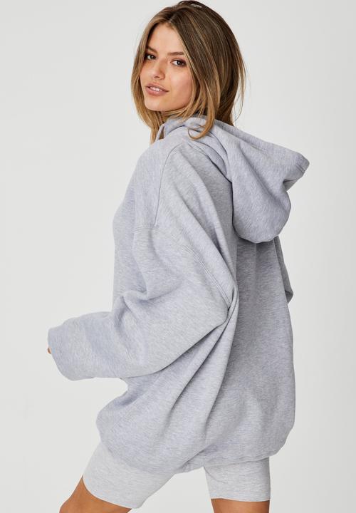 Factorie - Super oversized hoodie - grey marle