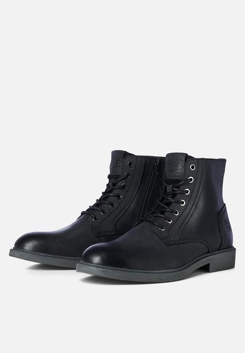 Jack & Jones - Karl leather boot - black