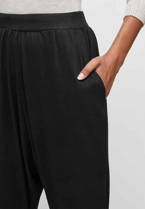 edit - Soft harem pant - black