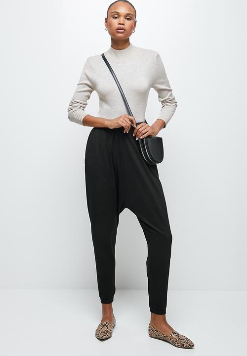 edit - Soft harem pant - black