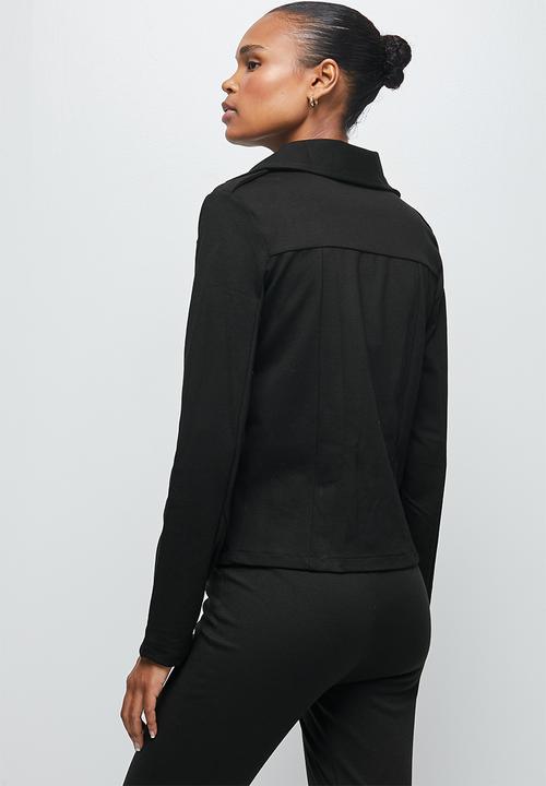 edit - Ponti biker jacket - black