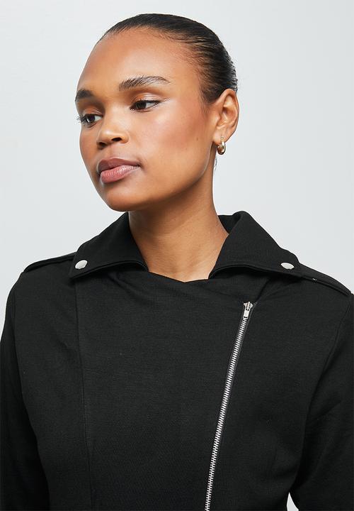 edit - Ponti biker jacket - black