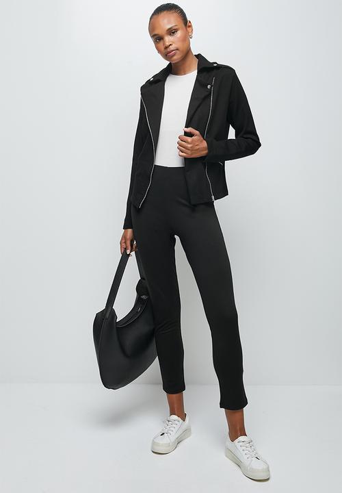 edit - Ponti biker jacket - black