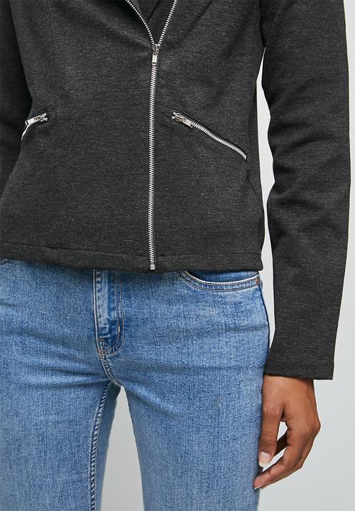 edit - Ponti biker jacket - grey 