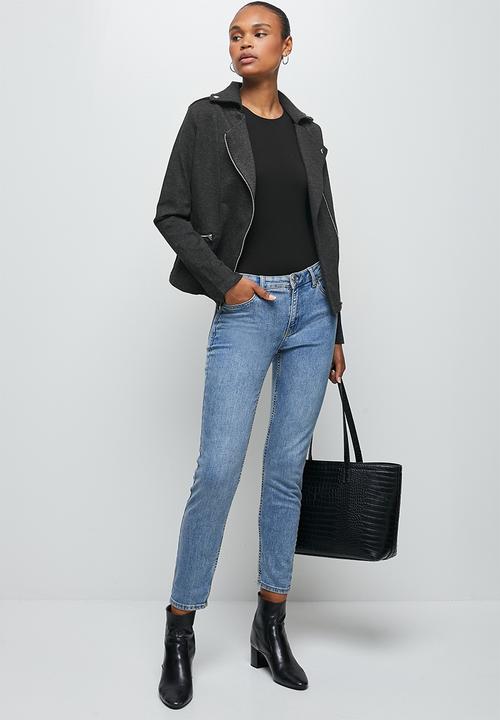 edit - Ponti biker jacket - grey 