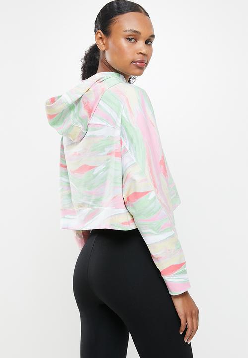 adidas Originals - R.y.v cropped hoodie - multi 