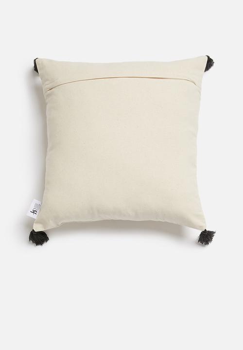 Sixth Floor - Tempo cushion cover - black & natural