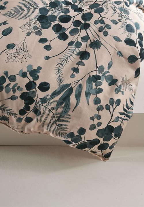 Linen House - Nellie duvet cover set - petrol