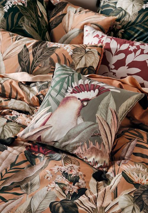 Linen House - Tillie duvet cover set - brandy