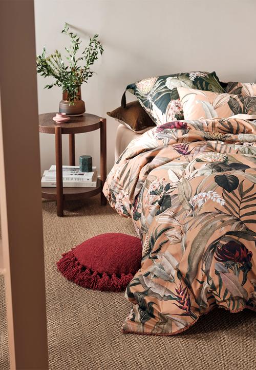 Linen House - Tillie duvet cover set - brandy