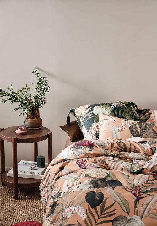 Linen House - Tillie duvet cover set - brandy