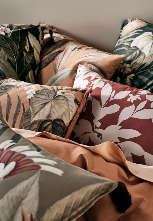 Linen House - Tillie duvet cover set - brandy