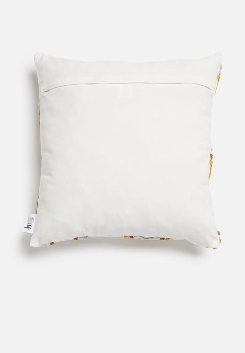 Sixth Floor - Bow cushion cover - multi
