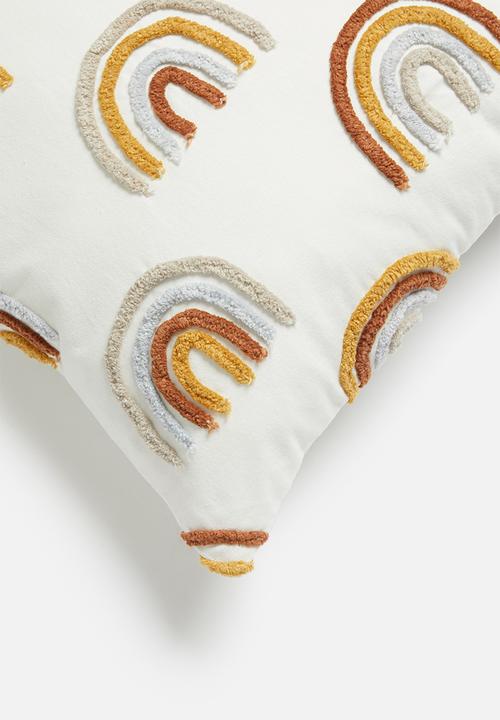 Sixth Floor - Bow cushion cover - multi