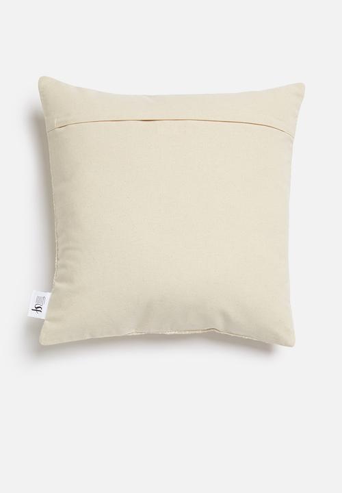 Sixth Floor - Bree cushion cover - natural & black