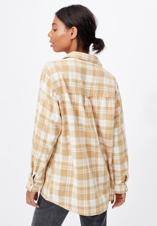 Cotton On - Boyfriend shirt - caramel brown