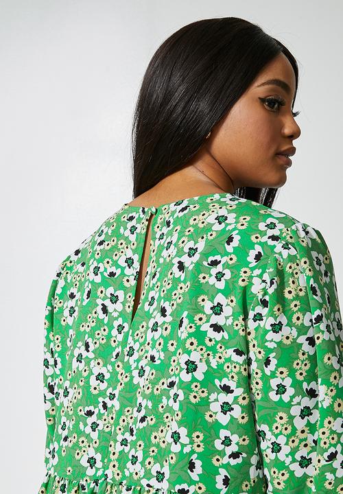Superbalist - Balloon sleeve mini - emerald 
