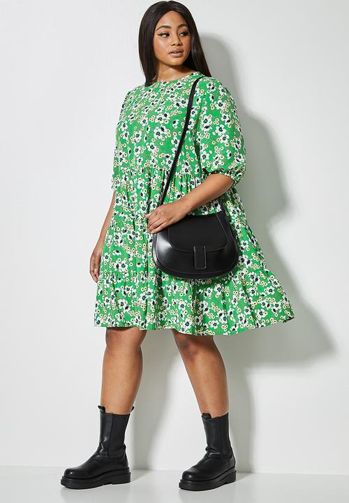 Superbalist - Balloon sleeve mini - emerald 