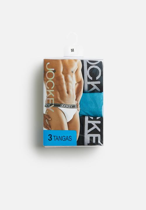 Jockey - 3 pack plain tanga - multi 