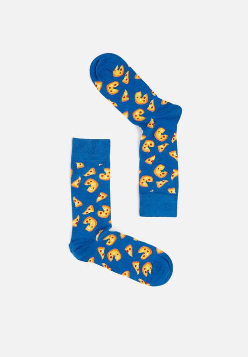 Happy Socks - Pizza socks - blue 