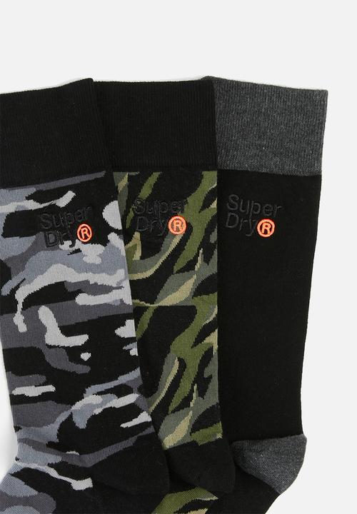 Superdry. - City sock triple pack - multi