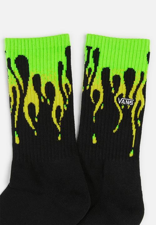 Vans - Slime flame crew boys - black & green